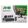 KIT 4 TELECAMERE VIDEOSORVEGLIANZA AHD IP CLOUD DVR 4 CANALI HD INFRAROSSI 5G: