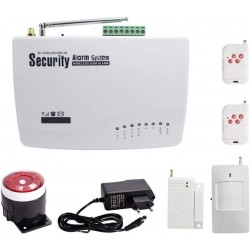 KIT ALLARME CASA SENZA FILI COMPLETO ANTIFURTO WIRELESS GSM CONTROLLO DA REMOTO