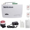 KIT ALLARME CASA SENZA FILI COMPLETO ANTIFURTO WIRELESS GSM CONTROLLO DA REMOTO