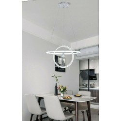 Lampadario sospensione 70w plafoniera pianeta lampada sospesa moderna A52