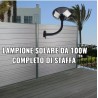 Lampione led solare 100W con staffa inclusa spedizione gratuita e pagamento alla consegna