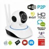 TELECAMERA IP CAM WIRELESS MOTORIZZATA NUOVO MODELLO WI-FI  ANTENNE 1080P