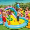 Piscina gonfiabile gioco per bambini dinosauro piscina con scivolo intex 57135