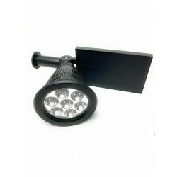 PICCHETTO LED 3W SOLARE LUCE BIANCA LUCE CALDA CON CREPUSCOLARE LED ALTA QUALITA