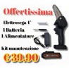 Mini elettrosega a batteria 24V motosega elettrica 4" tagliarami